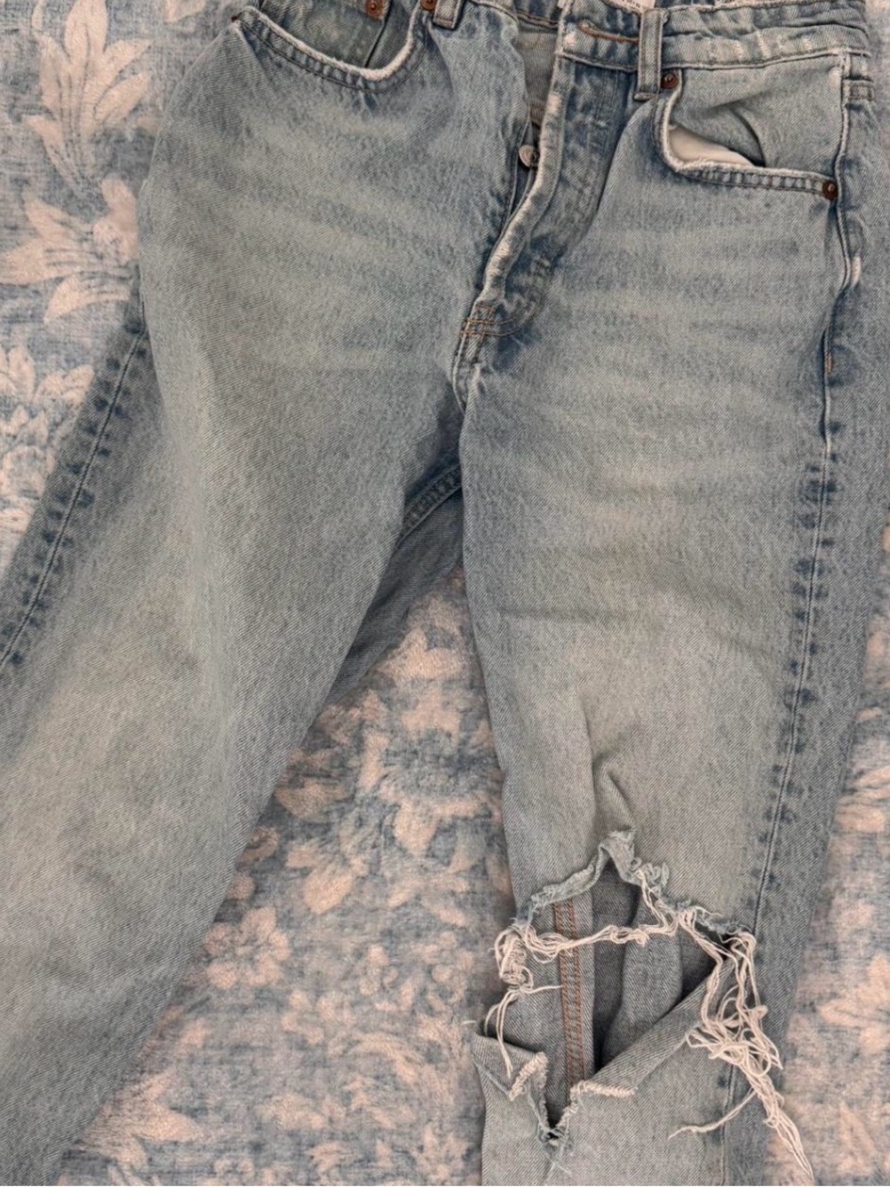 Zara 90s straight leg jeans